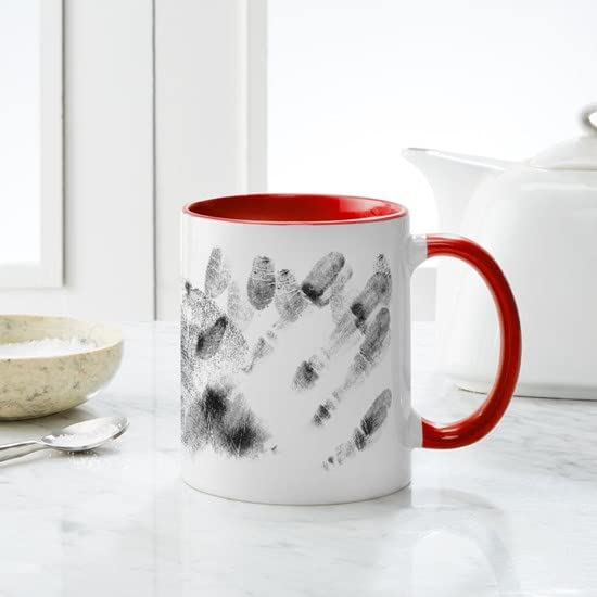 CafePress Hand Print Mug Ceramic Coffee Mug, Tea Cup 11 oz