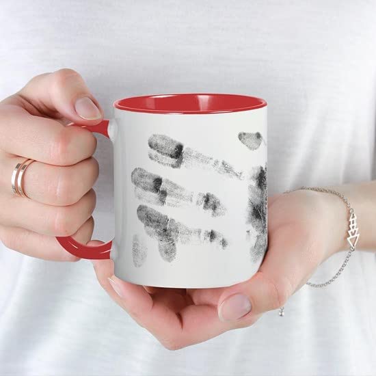 CafePress Hand Print Mug Ceramic Coffee Mug, Tea Cup 11 oz