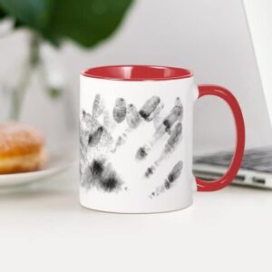 CafePress Hand Print Mug Ceramic Coffee Mug, Tea Cup 11 oz