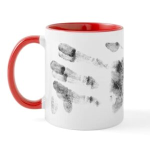 CafePress Hand Print Mug Ceramic Coffee Mug, Tea Cup 11 oz