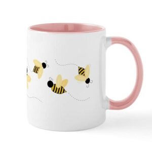 cafepress bumble bees mugs ceramic coffee mug, tea cup 11 oz