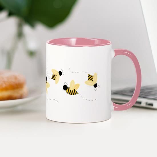 CafePress Bumble Bees Mugs Ceramic Coffee Mug, Tea Cup 11 oz