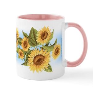 cafepress sunflower mug ceramic coffee mug, tea cup 11 oz