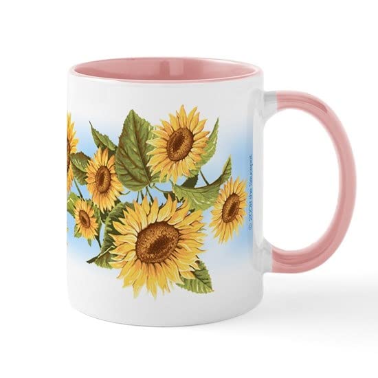 CafePress Sunflower Mug Ceramic Coffee Mug, Tea Cup 11 oz