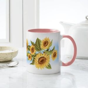 CafePress Sunflower Mug Ceramic Coffee Mug, Tea Cup 11 oz