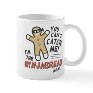 cafepress ninjabread man mug ceramic coffee mug, tea cup 11 oz