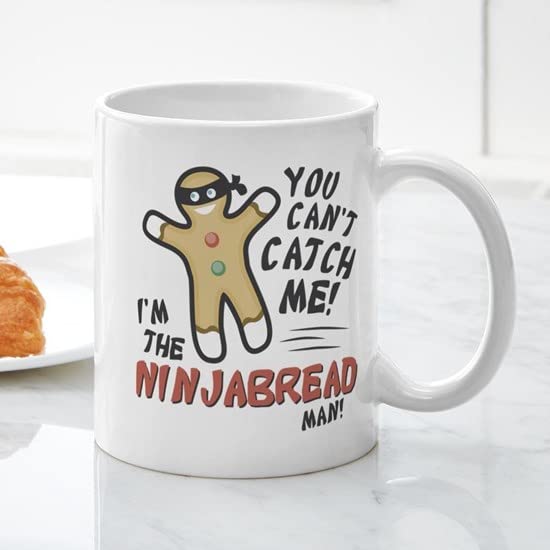 CafePress Ninjabread Man Mug Ceramic Coffee Mug, Tea Cup 11 oz