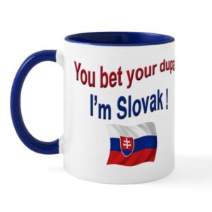 cafepress slovak dupa 3 mug ceramic coffee mug, tea cup 11 oz