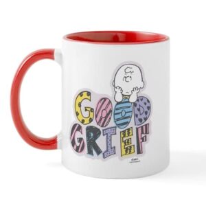 cafepress charlie brown good grief mugs ceramic coffee mug, tea cup 11 oz