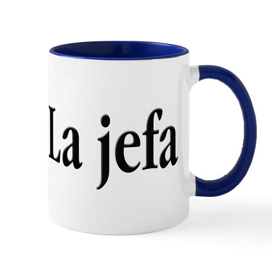 CafePress La Jefa Mugs Ceramic Coffee Mug, Tea Cup 11 oz