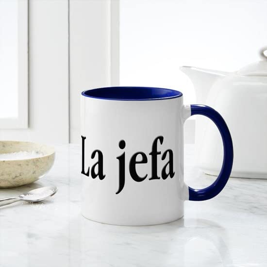 CafePress La Jefa Mugs Ceramic Coffee Mug, Tea Cup 11 oz