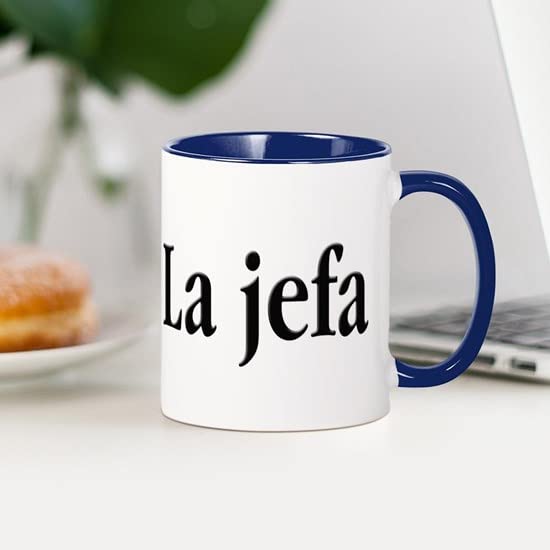 CafePress La Jefa Mugs Ceramic Coffee Mug, Tea Cup 11 oz
