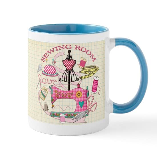 CafePress Sewing Mug Mugs Ceramic Coffee Mug, Tea Cup 11 oz