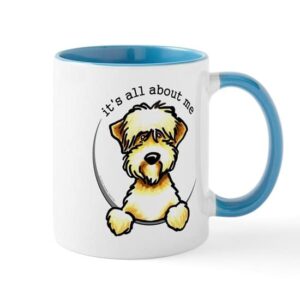 cafepress funny wheaten terrier mug ceramic coffee mug, tea cup 11 oz