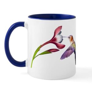 cafepress hummingbird in flight mug ceramic coffee mug, tea cup 11 oz