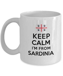 mug for sardinian keep calm i’m from sardinia best perfect cool mug ideas coffee mug tea cup nationality pride men women