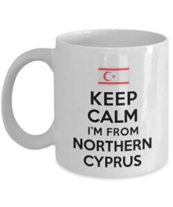 mug for people of northern cyprus keep calm i’m from northern cyprus best perfect cool mug ideas coffee mug tea cup nationality pride men women