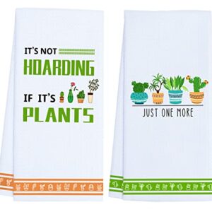 Funny Kitchen Towels, Plant Gifts for Plant Lovers Women Gardener, Funny Birthday Gift for Friend, Plant Mom Lady Gifts, Funny Gardening Gifts, Housewarming Gift