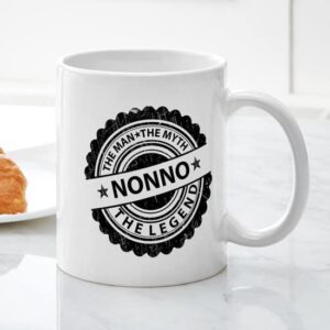 CafePress The Man The Myth Nonno Mugs Ceramic Coffee Mug, Tea Cup 11 oz