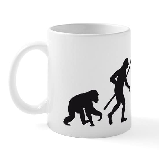 CafePress Evolution Of Man Accordion Player Mugs Ceramic Coffee Mug, Tea Cup 11 oz