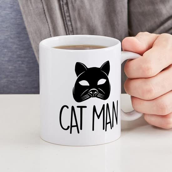 CafePress Cat Man Ceramic Coffee Mug, Tea Cup 11 oz