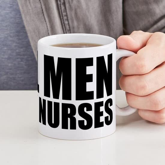 CafePress Real Men Marry Nurses Ceramic Coffee Mug, Tea Cup 11 oz