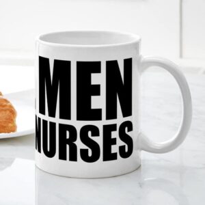 CafePress Real Men Marry Nurses Ceramic Coffee Mug, Tea Cup 11 oz