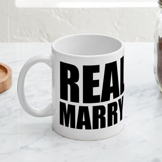 CafePress Real Men Marry Nurses Ceramic Coffee Mug, Tea Cup 11 oz