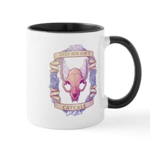 cafepress dead men don’t catcall mug ceramic coffee mug, tea cup 11 oz