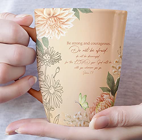 BTaT- Christian Coffee Cups, Set of 6, 12oz, Bible Verse Mugs, Christian Mugs, Bible Mug Set for Women, Christian Gifts, Inspirational Mugs for Women, Scripture Coffee Cups, Cups with Biblical Message