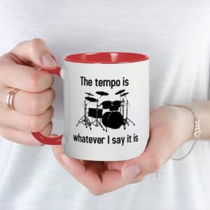 CafePress The Tempo Is Mug Ceramic Coffee Mug, Tea Cup 11 oz