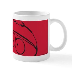 cafepress south park cartman red ceramic coffee mug, tea cup 11 oz