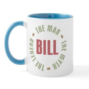 cafepress bill man myth legend mug ceramic coffee mug, tea cup 11 oz