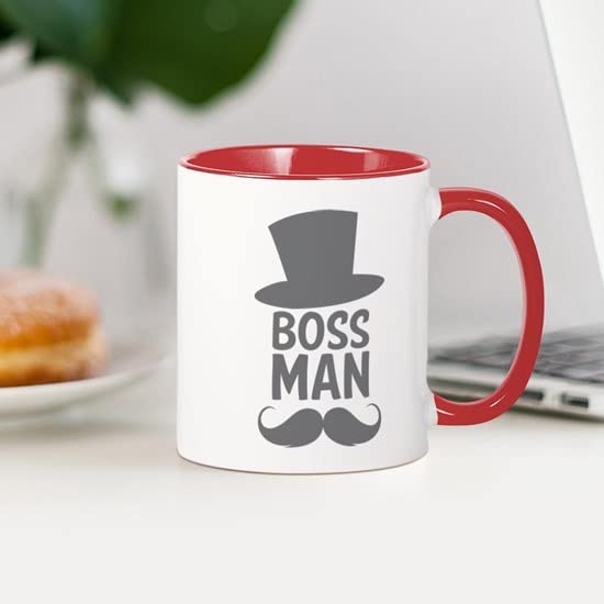 CafePress Boss Man Mug Ceramic Coffee Mug, Tea Cup 11 oz