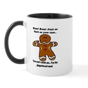 CafePress GINGERBREAD MAN! Mug Ceramic Coffee Mug, Tea Cup 11 oz