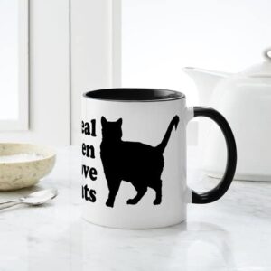 CafePress Real Men Love Cats Ceramic Coffee Mug, Tea Cup 11 oz