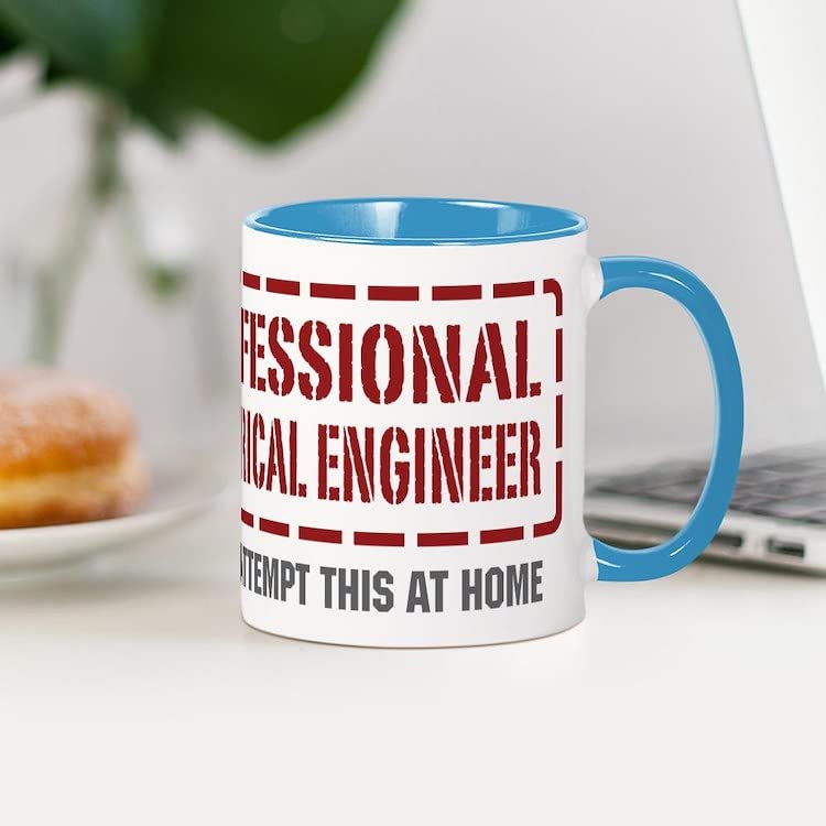 CafePress Wg141_Electrical Engineer Ceramic Mug Ceramic Coffee Mug, Tea Cup 11 oz