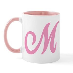 cafepress m initial mug ceramic coffee mug, tea cup 11 oz