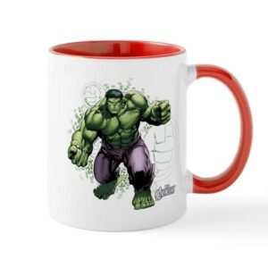 cafepress avengers hulk fists mug ceramic coffee mug, tea cup 11 oz