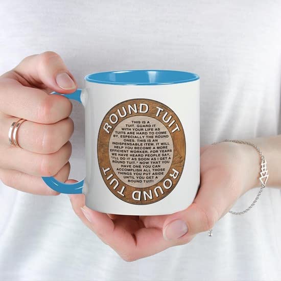 CafePress Round Tuit Mug Ceramic Coffee Mug, Tea Cup 11 oz