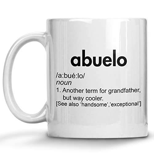 Dictionary Definition Fathers Day Gift Grandpa Abuelo Coffee Mug, Tee for Men Guys, Sarcastic Sense Of Humor Tea Cup