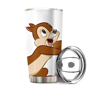 chip n dale chestnut stainless steel tumbler 20oz & 30oz travel mug