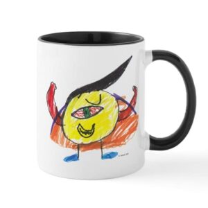 cafepress super eyeball man mug ceramic coffee mug, tea cup 11 oz