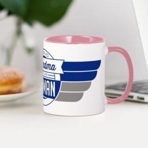 CafePress Proud Grandma Of An Airman Mug Ceramic Coffee Mug, Tea Cup 11 oz