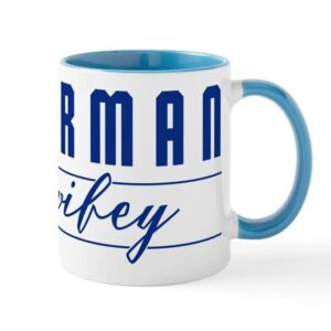 cafepress airman wifey mug ceramic coffee mug, tea cup 11 oz