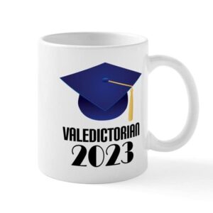 cafepress valedictorian 2023 mugs ceramic coffee mug, tea cup 11 oz