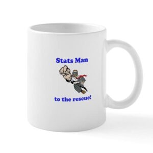 CafePress Stats Man Mug Ceramic Coffee Mug, Tea Cup 11 oz