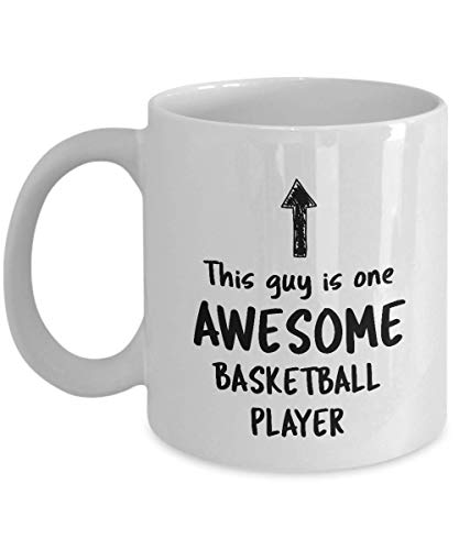 Funny Mug For Basketball Player This Guy Is One Awesome Basketball Player Men Inspirational Cute Novelty Mug Ideas Coffee Mug Tea Cup