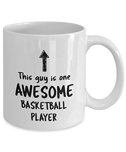 Funny Mug For Basketball Player This Guy Is One Awesome Basketball Player Men Inspirational Cute Novelty Mug Ideas Coffee Mug Tea Cup
