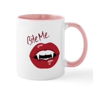 cafepress bite me. mugs ceramic coffee mug, tea cup 11 oz